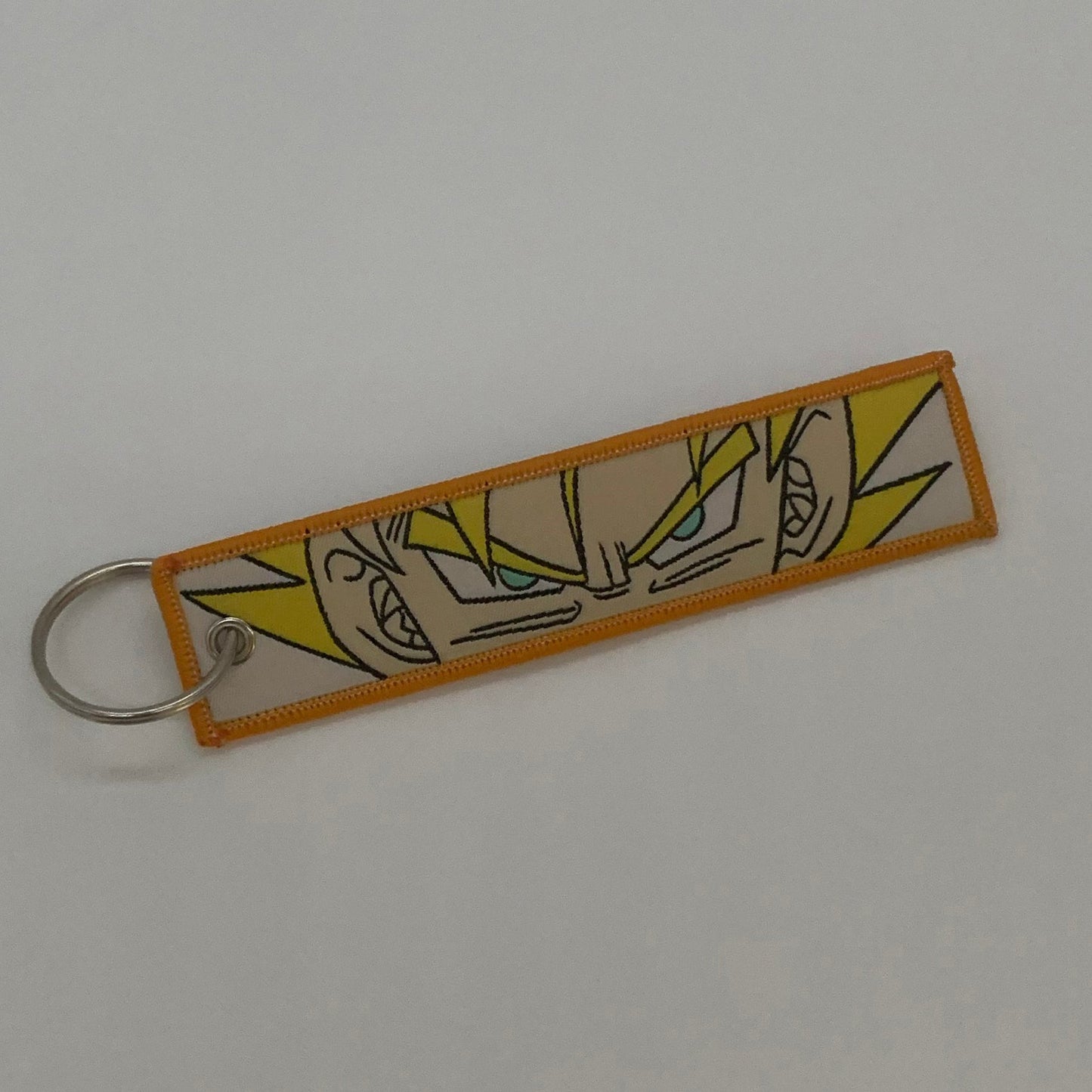 LIMITED Dragonball Z Super Saiyan Goku EMBROIDERED KEY CHAIN