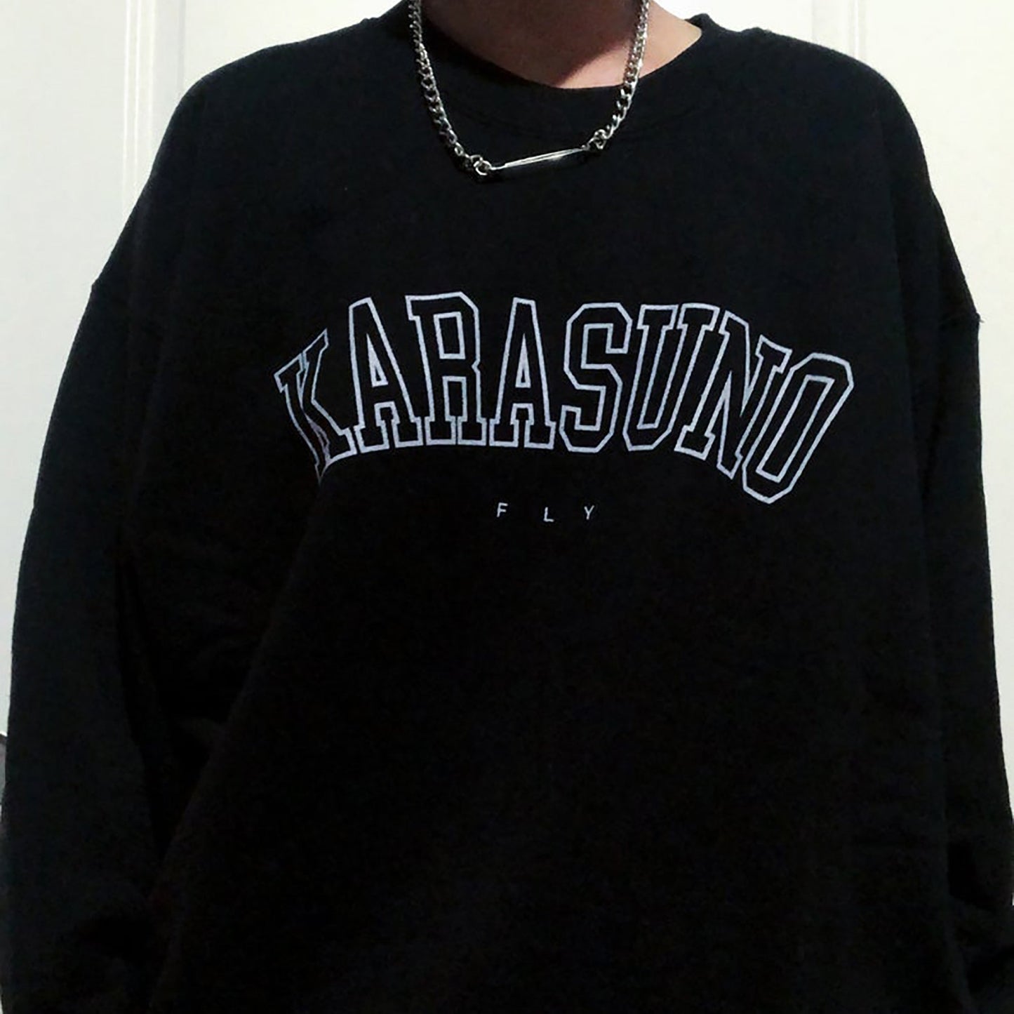 Haikyuu!! Karasuno Volleyball Embroidered Crewneck