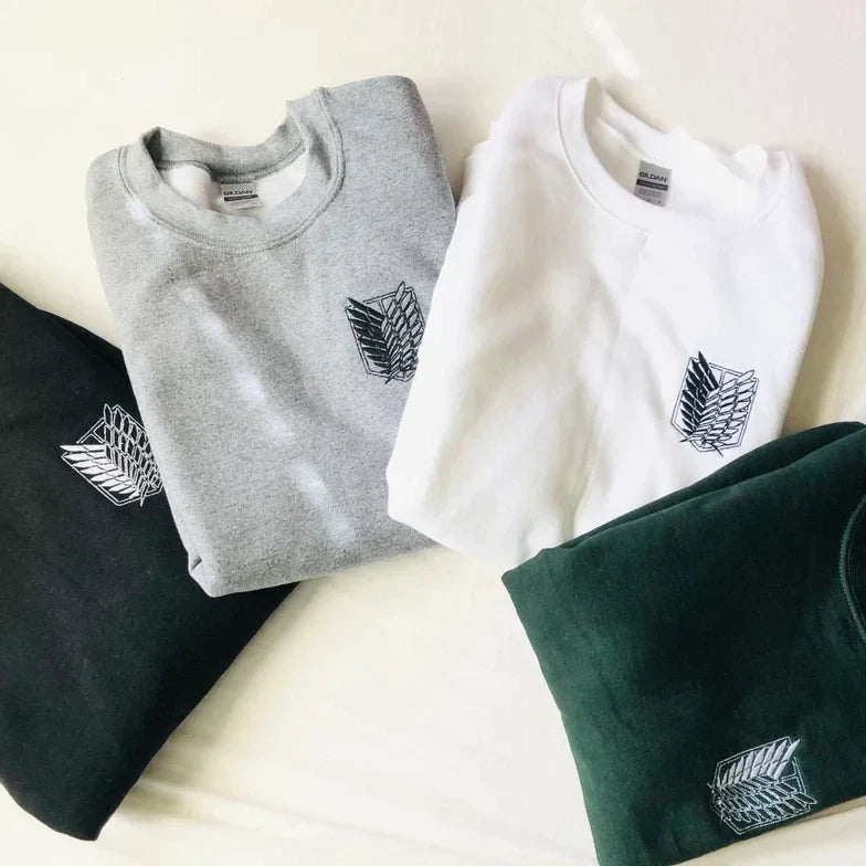 AOT Scout Corps Embroidered Sweatshirt/Crewneck