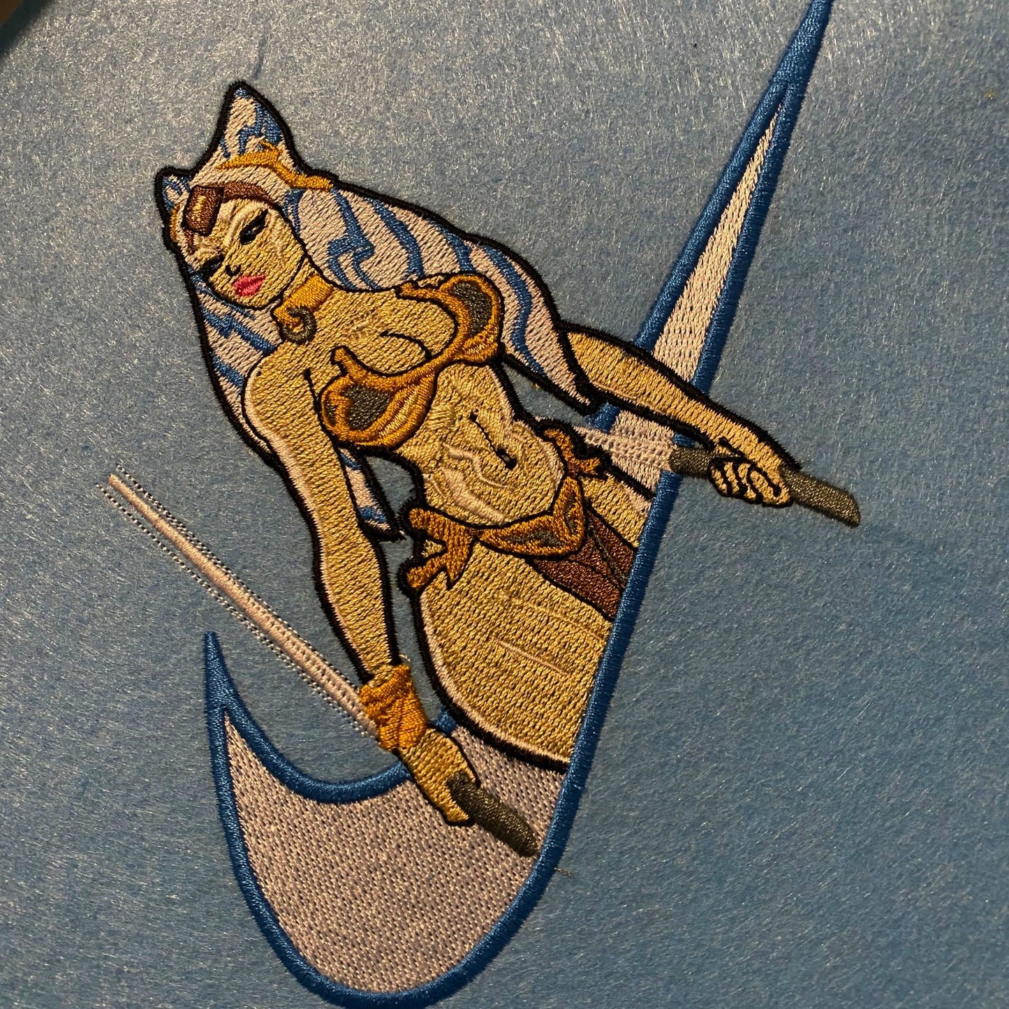 LIMITED Ahsoka Gyat EMBROIDERED Gym HOODIE