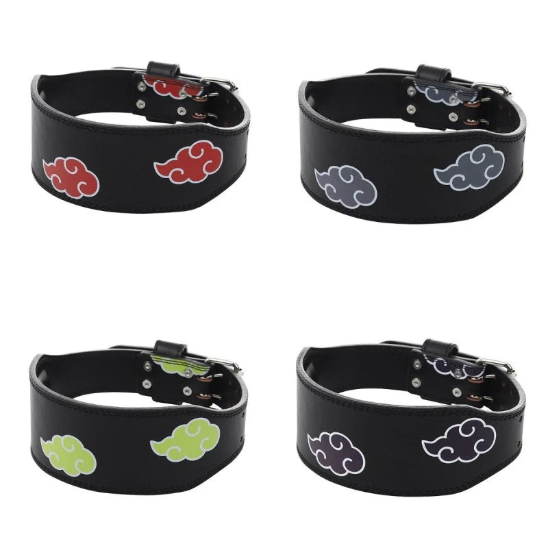 LIMITED Neon Green Clouds Fitness/Gym Belt